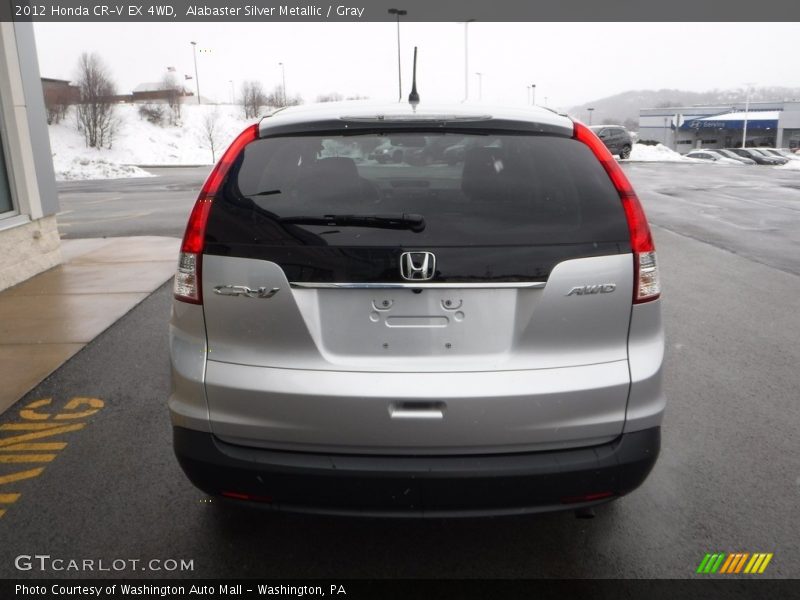 Alabaster Silver Metallic / Gray 2012 Honda CR-V EX 4WD