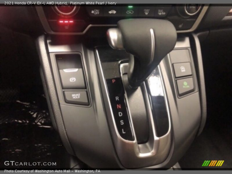 Platinum White Pearl / Ivory 2021 Honda CR-V EX-L AWD Hybrid