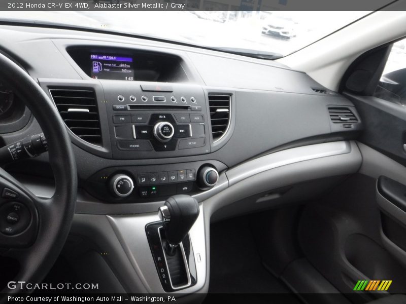 Alabaster Silver Metallic / Gray 2012 Honda CR-V EX 4WD