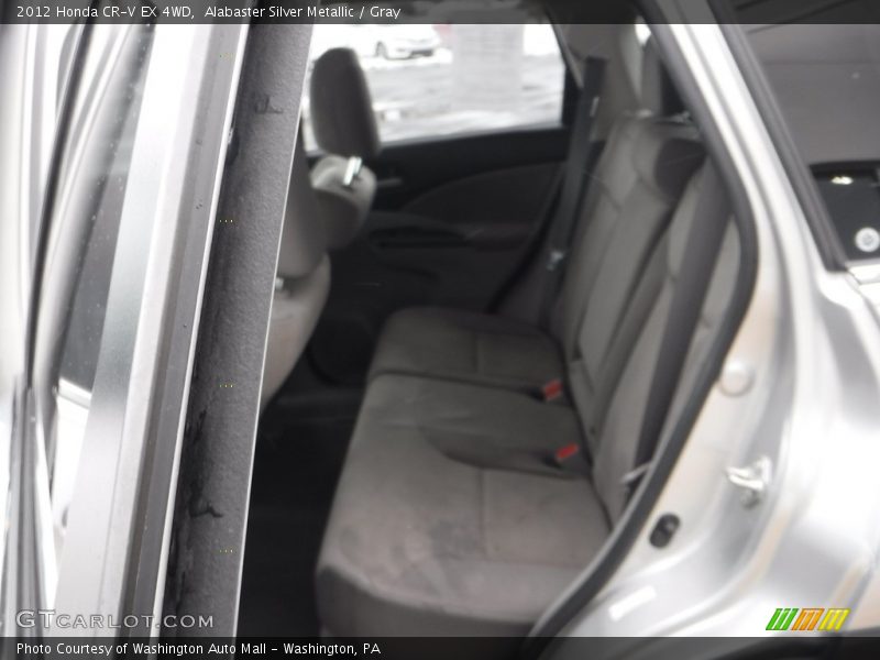 Alabaster Silver Metallic / Gray 2012 Honda CR-V EX 4WD