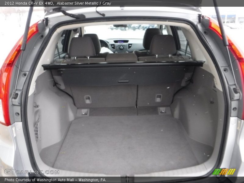 Alabaster Silver Metallic / Gray 2012 Honda CR-V EX 4WD