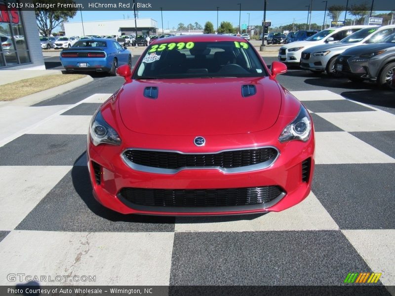 HiChroma Red / Black 2019 Kia Stinger Premium
