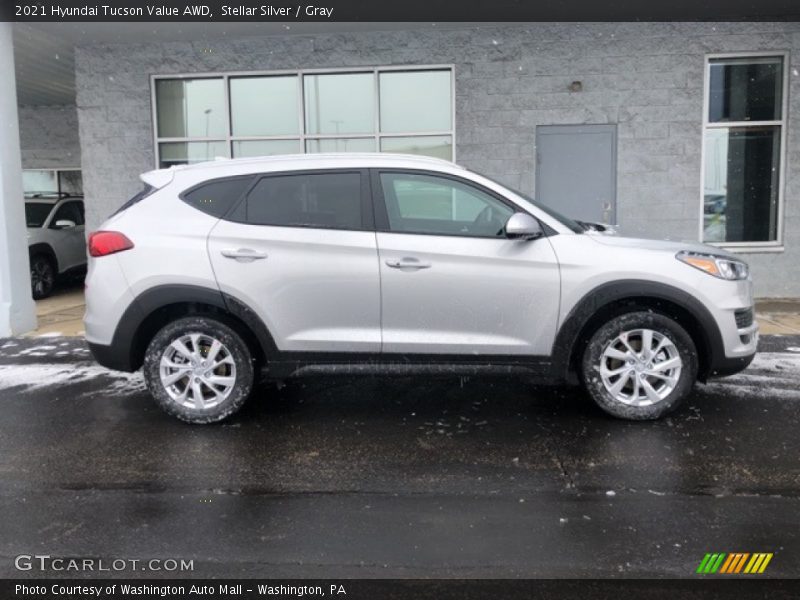 Stellar Silver / Gray 2021 Hyundai Tucson Value AWD