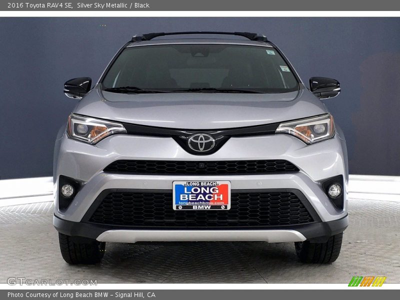 Silver Sky Metallic / Black 2016 Toyota RAV4 SE