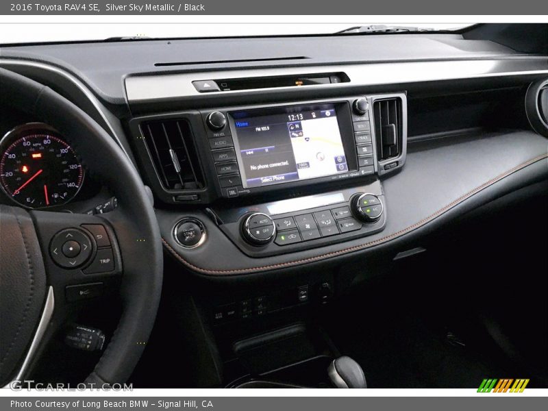 Silver Sky Metallic / Black 2016 Toyota RAV4 SE