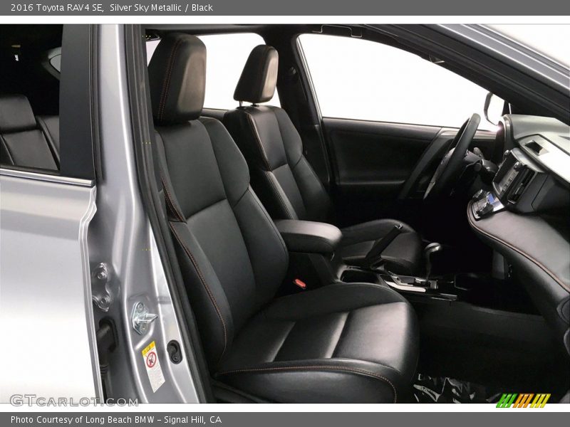 Silver Sky Metallic / Black 2016 Toyota RAV4 SE