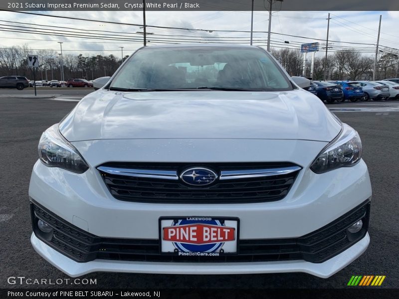 Crystal White Pearl / Black 2021 Subaru Impreza Premium Sedan