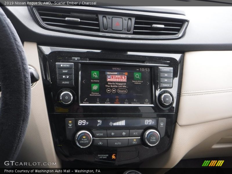 Scarlet Ember / Charcoal 2019 Nissan Rogue SL AWD