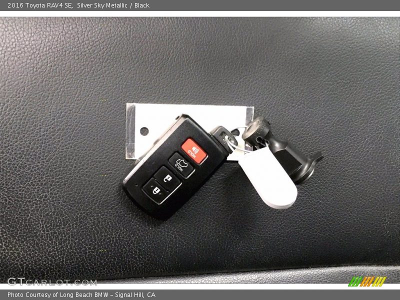 Silver Sky Metallic / Black 2016 Toyota RAV4 SE