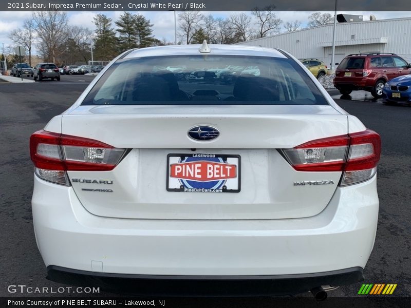 Crystal White Pearl / Black 2021 Subaru Impreza Premium Sedan