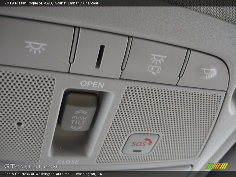 Scarlet Ember / Charcoal 2019 Nissan Rogue SL AWD
