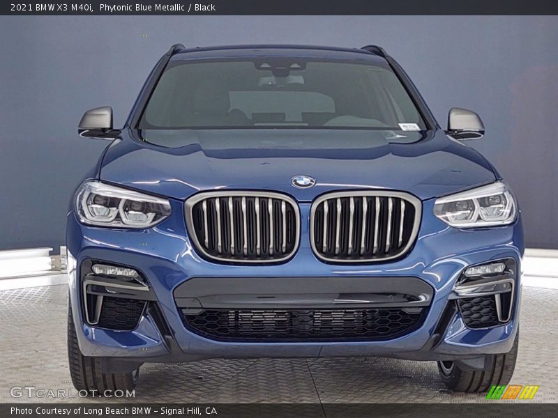 Phytonic Blue Metallic / Black 2021 BMW X3 M40i