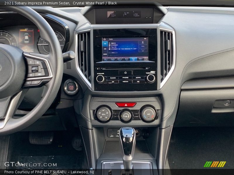 Crystal White Pearl / Black 2021 Subaru Impreza Premium Sedan