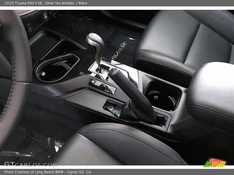 Silver Sky Metallic / Black 2016 Toyota RAV4 SE