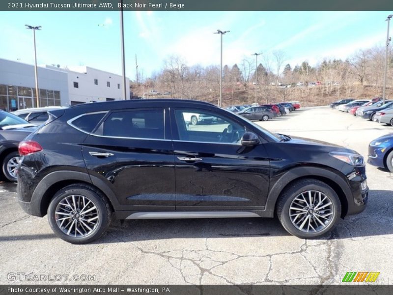 Black Noir Pearl / Beige 2021 Hyundai Tucson Ulitimate AWD