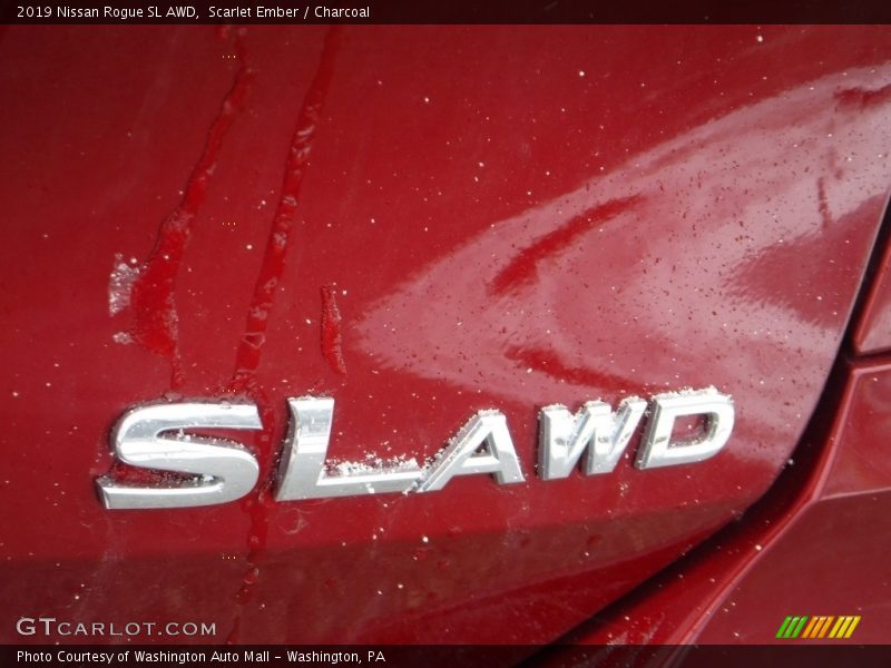 Scarlet Ember / Charcoal 2019 Nissan Rogue SL AWD