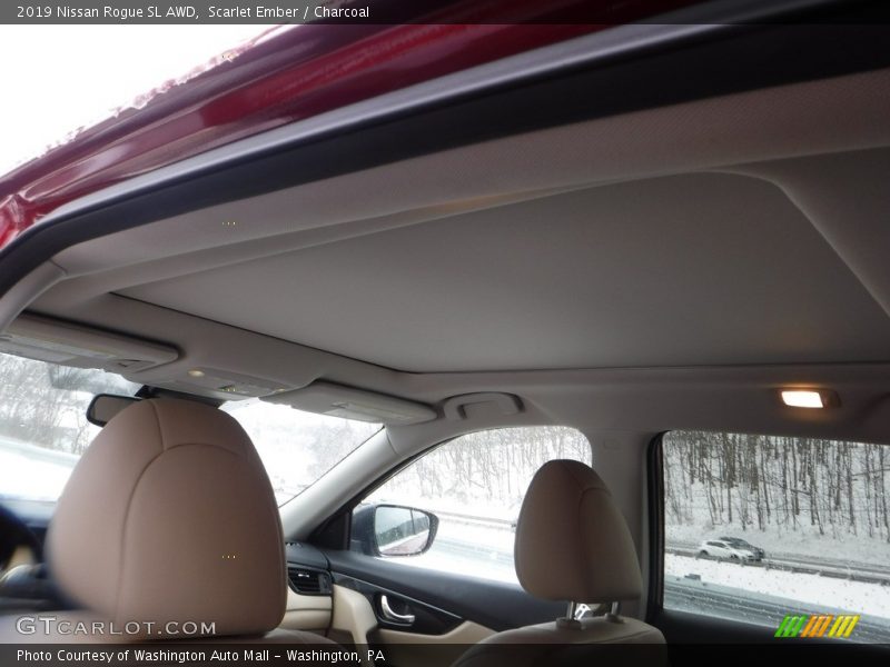 Scarlet Ember / Charcoal 2019 Nissan Rogue SL AWD