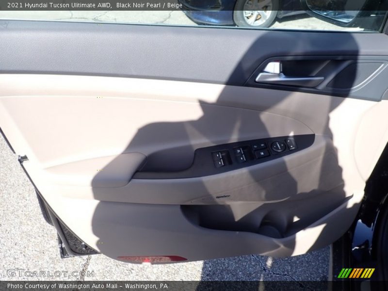 Black Noir Pearl / Beige 2021 Hyundai Tucson Ulitimate AWD