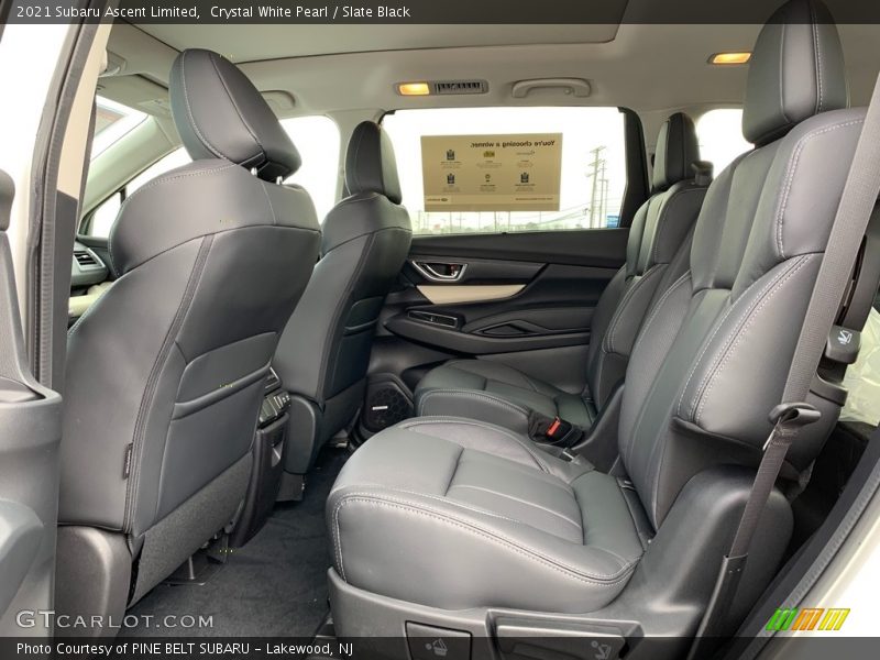 Crystal White Pearl / Slate Black 2021 Subaru Ascent Limited