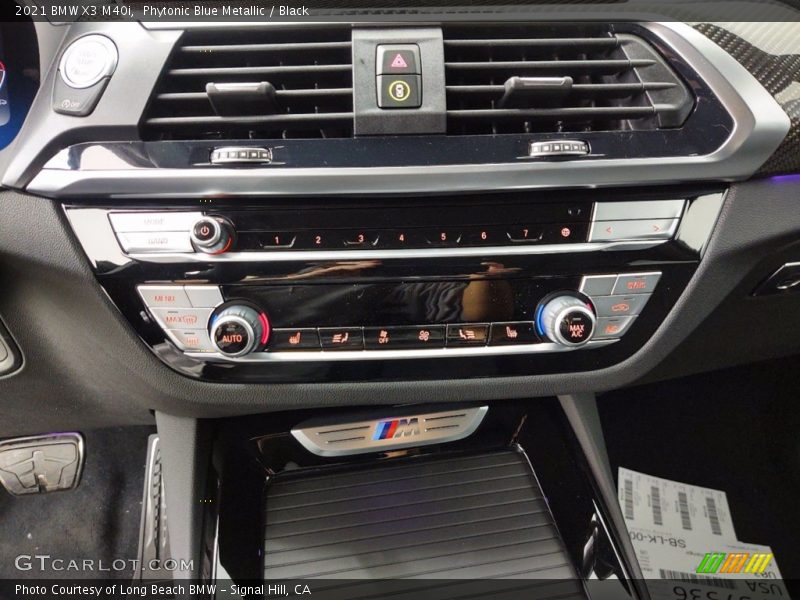 Phytonic Blue Metallic / Black 2021 BMW X3 M40i