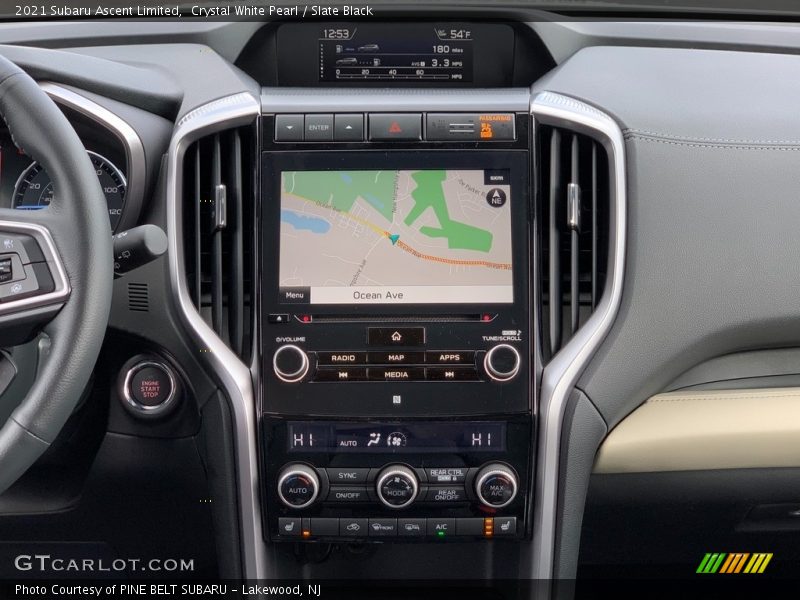 Crystal White Pearl / Slate Black 2021 Subaru Ascent Limited