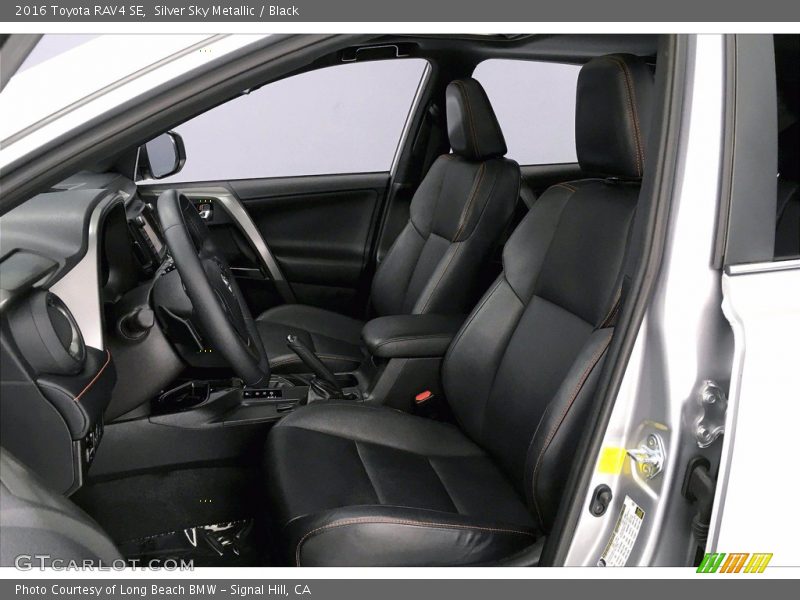 Silver Sky Metallic / Black 2016 Toyota RAV4 SE