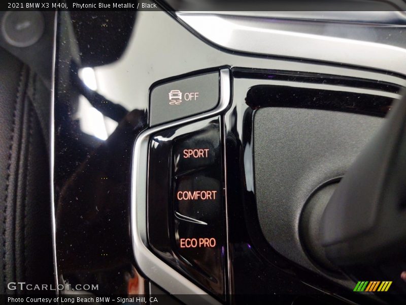 Phytonic Blue Metallic / Black 2021 BMW X3 M40i