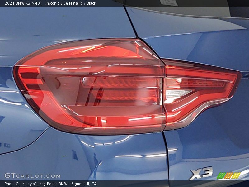 Phytonic Blue Metallic / Black 2021 BMW X3 M40i