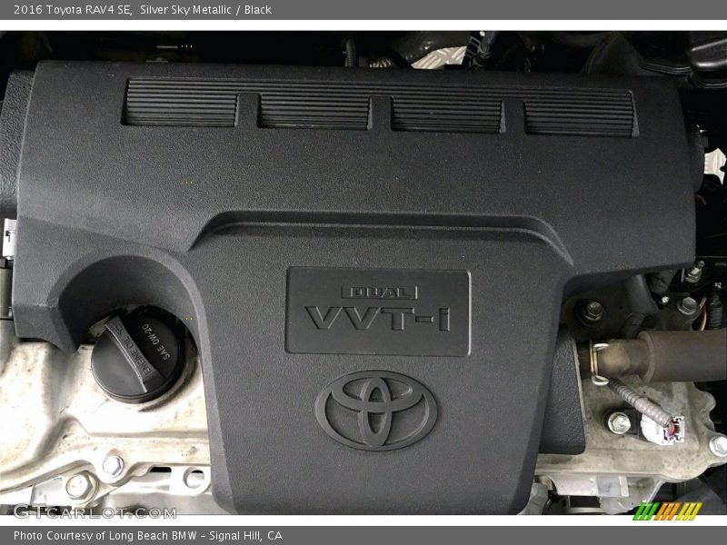 Silver Sky Metallic / Black 2016 Toyota RAV4 SE