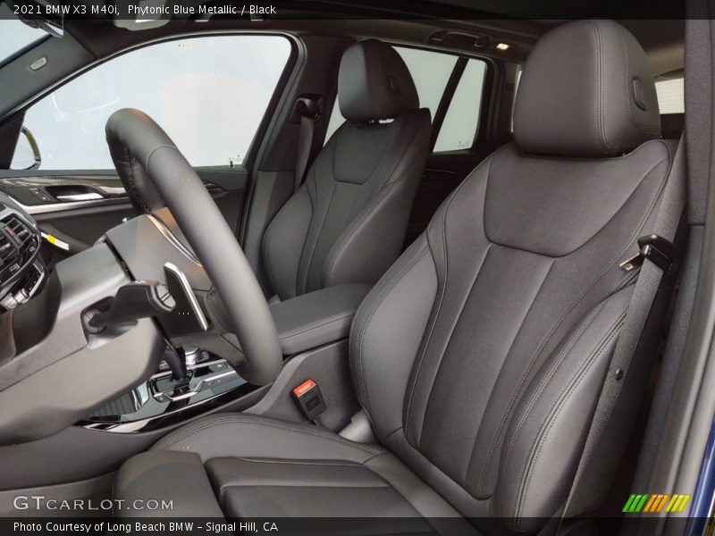 Phytonic Blue Metallic / Black 2021 BMW X3 M40i