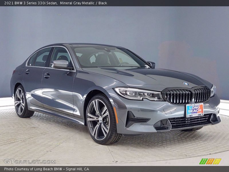 Mineral Gray Metallic / Black 2021 BMW 3 Series 330i Sedan