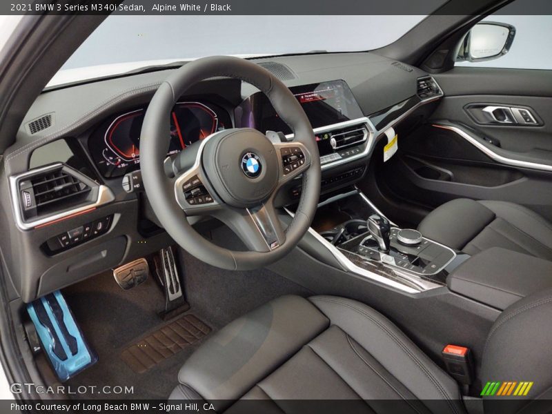 Alpine White / Black 2021 BMW 3 Series M340i Sedan