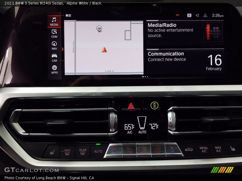 Alpine White / Black 2021 BMW 3 Series M340i Sedan