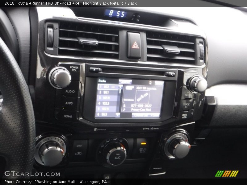 Midnight Black Metallic / Black 2018 Toyota 4Runner TRD Off-Road 4x4