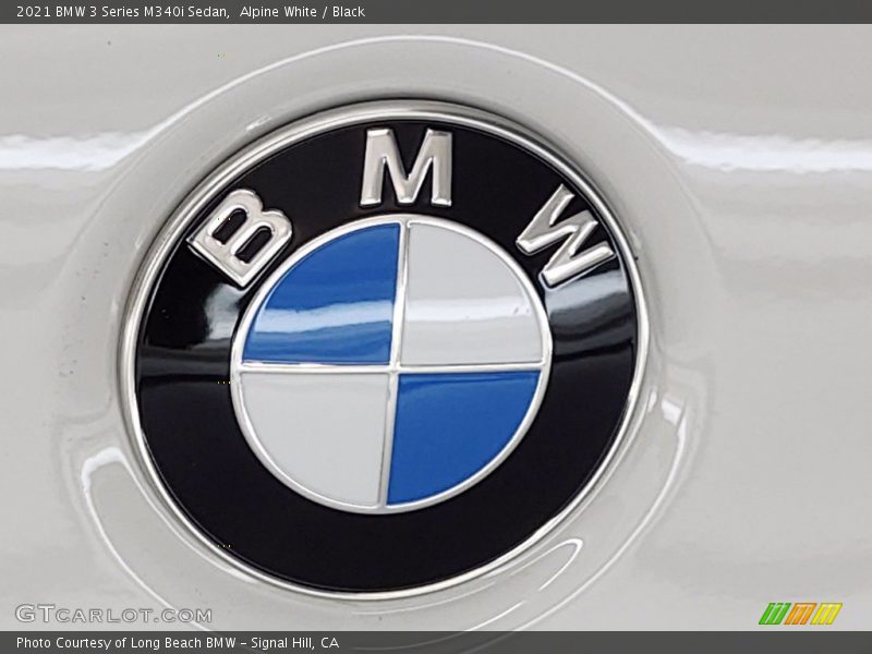 Alpine White / Black 2021 BMW 3 Series M340i Sedan