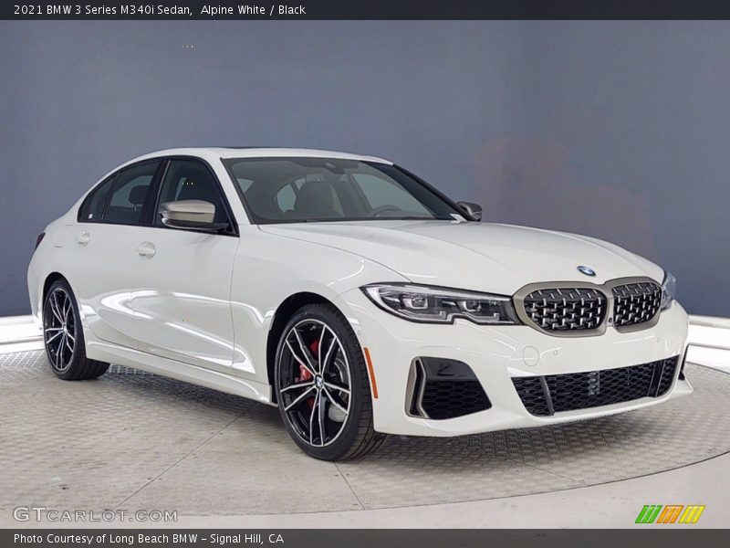 Alpine White / Black 2021 BMW 3 Series M340i Sedan