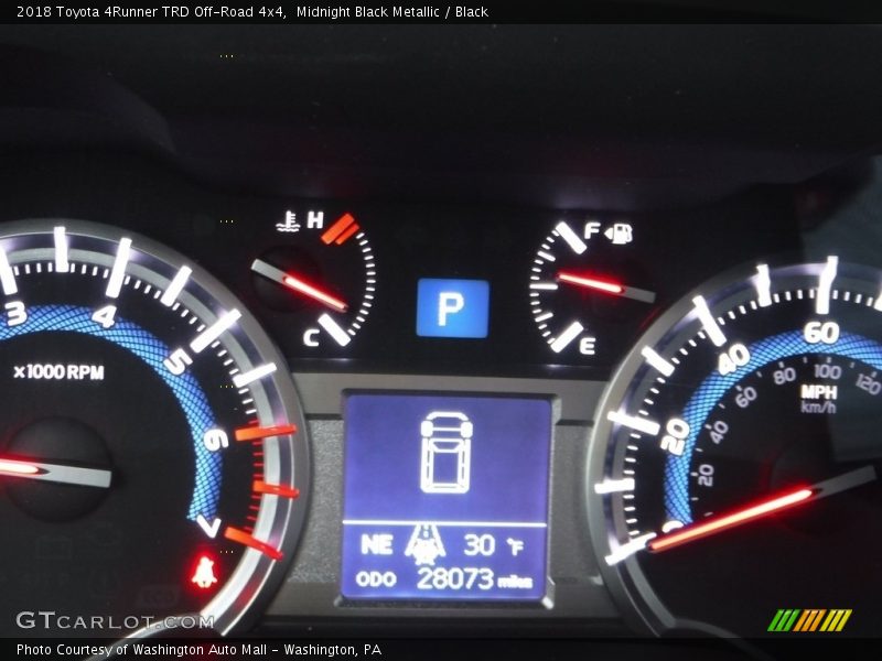 Midnight Black Metallic / Black 2018 Toyota 4Runner TRD Off-Road 4x4
