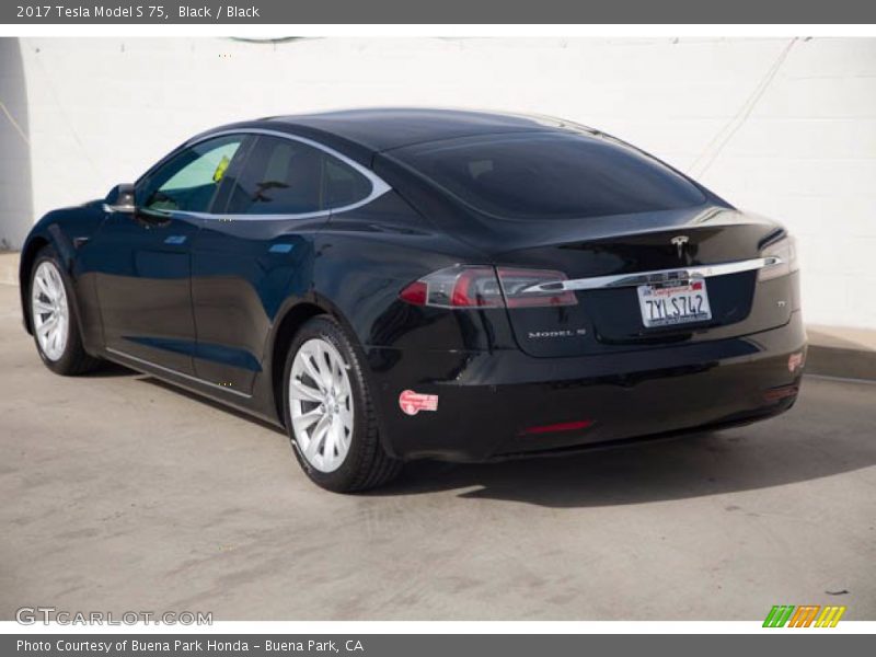 Black / Black 2017 Tesla Model S 75