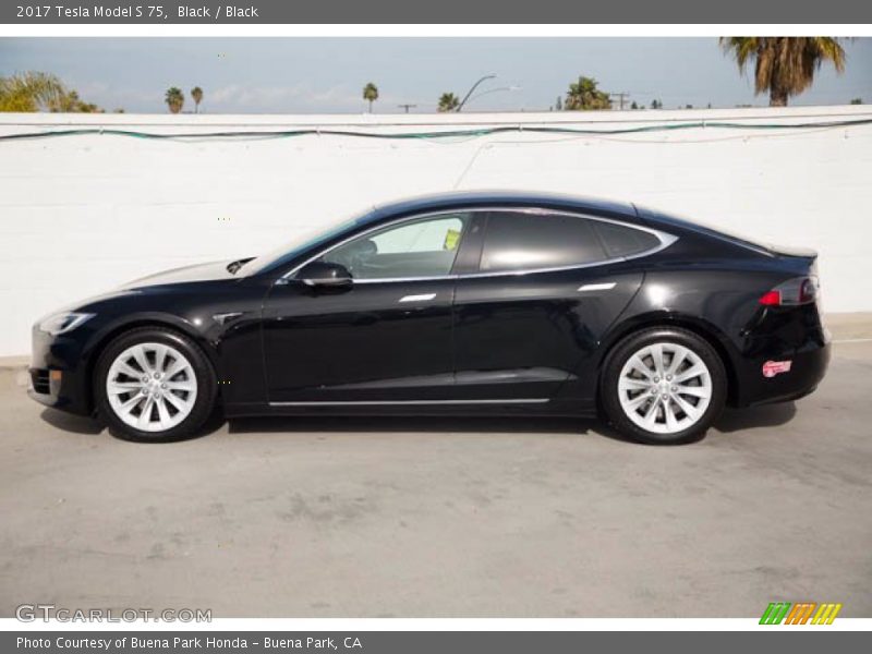  2017 Model S 75 Black