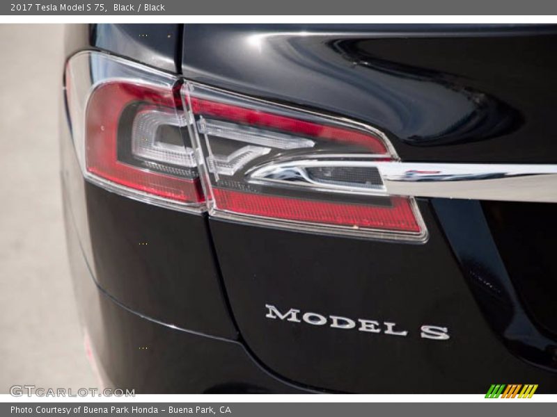 Black / Black 2017 Tesla Model S 75