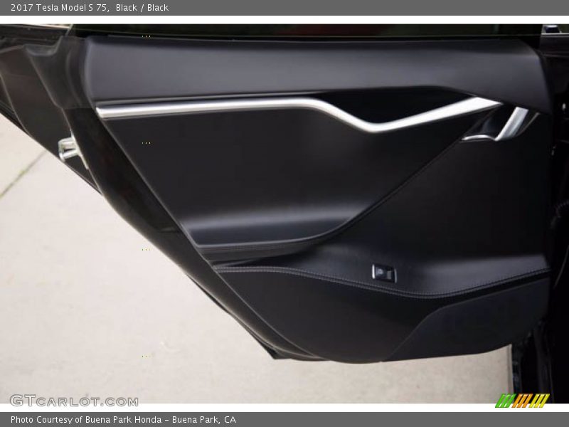 Black / Black 2017 Tesla Model S 75