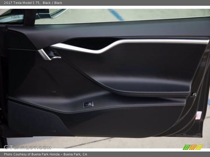 Black / Black 2017 Tesla Model S 75