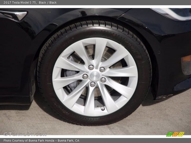 Black / Black 2017 Tesla Model S 75
