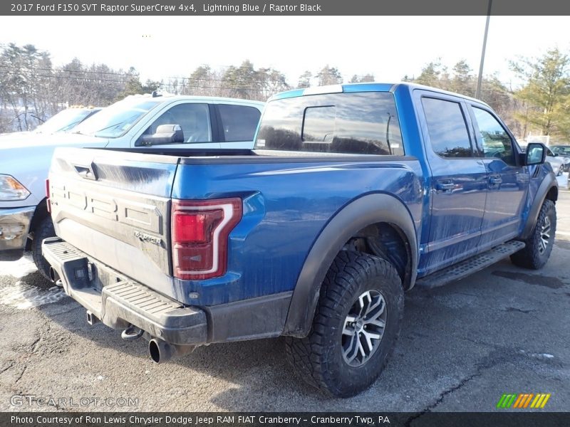 Lightning Blue / Raptor Black 2017 Ford F150 SVT Raptor SuperCrew 4x4