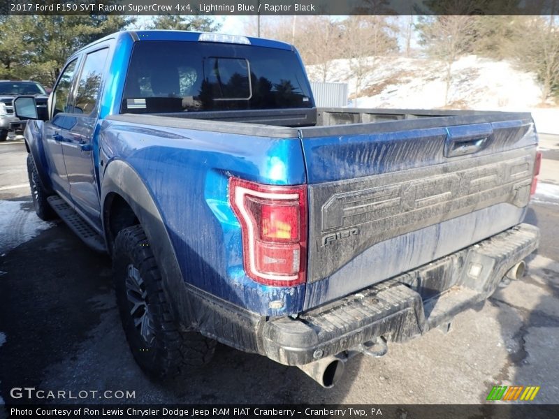 Lightning Blue / Raptor Black 2017 Ford F150 SVT Raptor SuperCrew 4x4