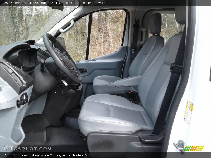  2016 Transit 150 Wagon XL LR Long Pewter Interior
