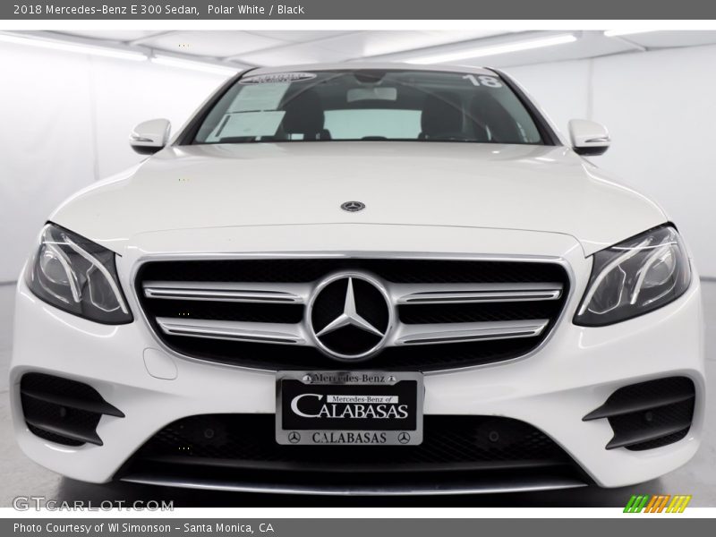 Polar White / Black 2018 Mercedes-Benz E 300 Sedan