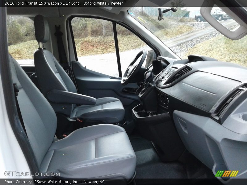 Front Seat of 2016 Transit 150 Wagon XL LR Long
