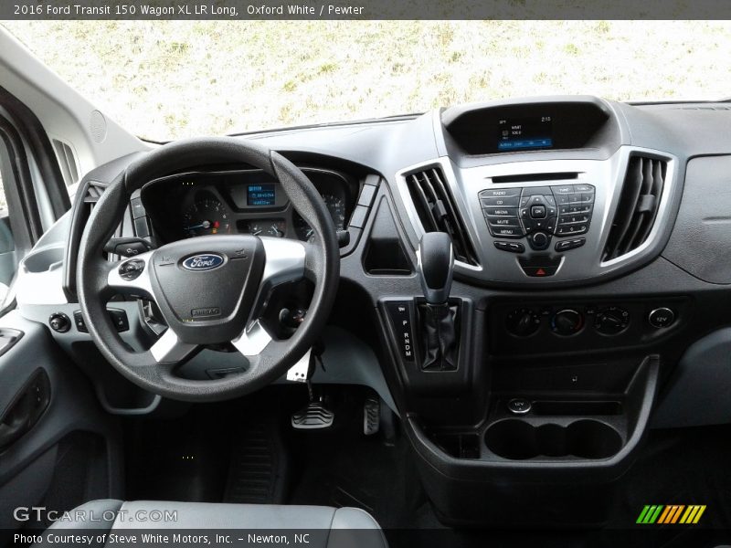 Dashboard of 2016 Transit 150 Wagon XL LR Long