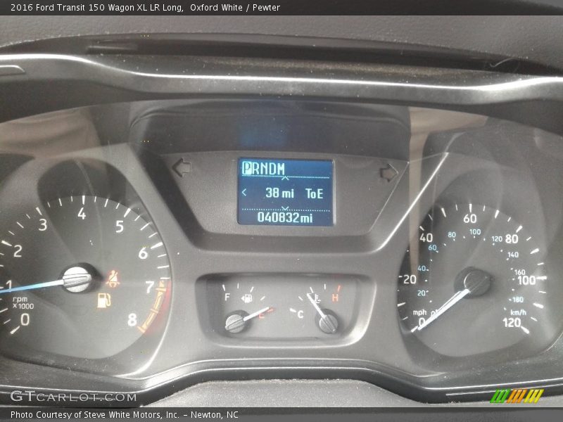  2016 Transit 150 Wagon XL LR Long 150 Wagon XL LR Long Gauges